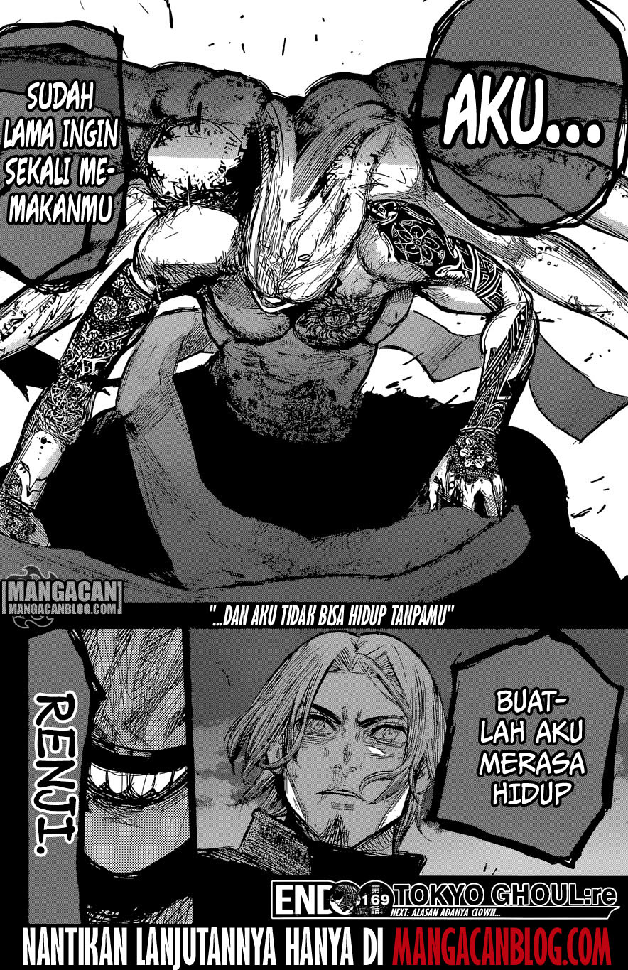 Tokyo Ghoul:re Chapter 169 Gambar 19