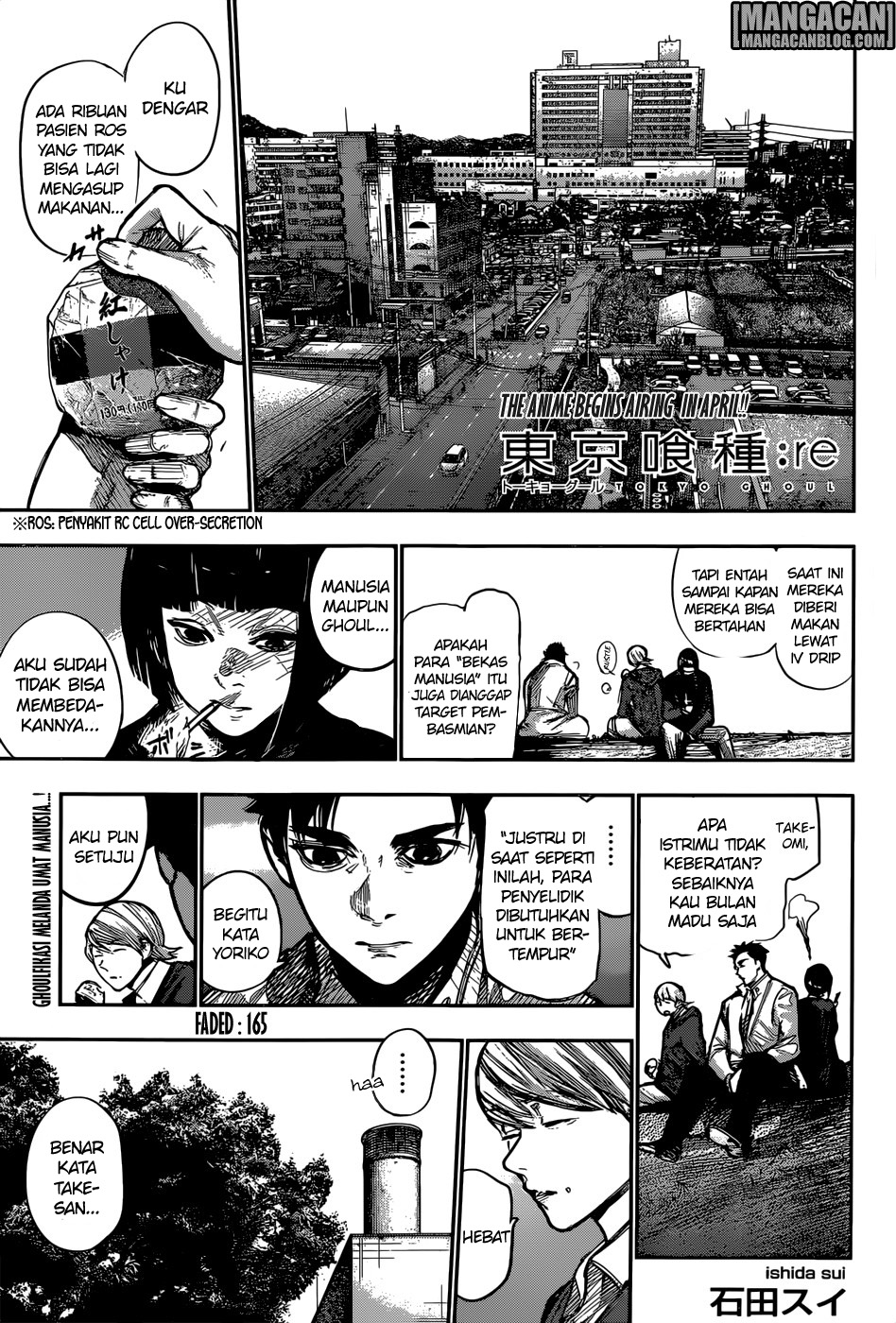 Komik Tokyo Ghoul:re Chapter 165 gambar nomor 1