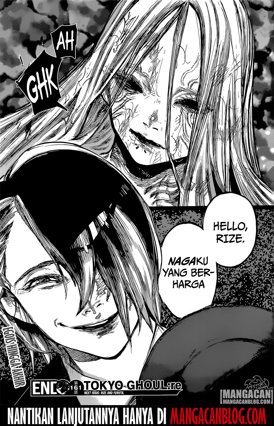 Tokyo Ghoul:re Chapter 161 Gambar 19