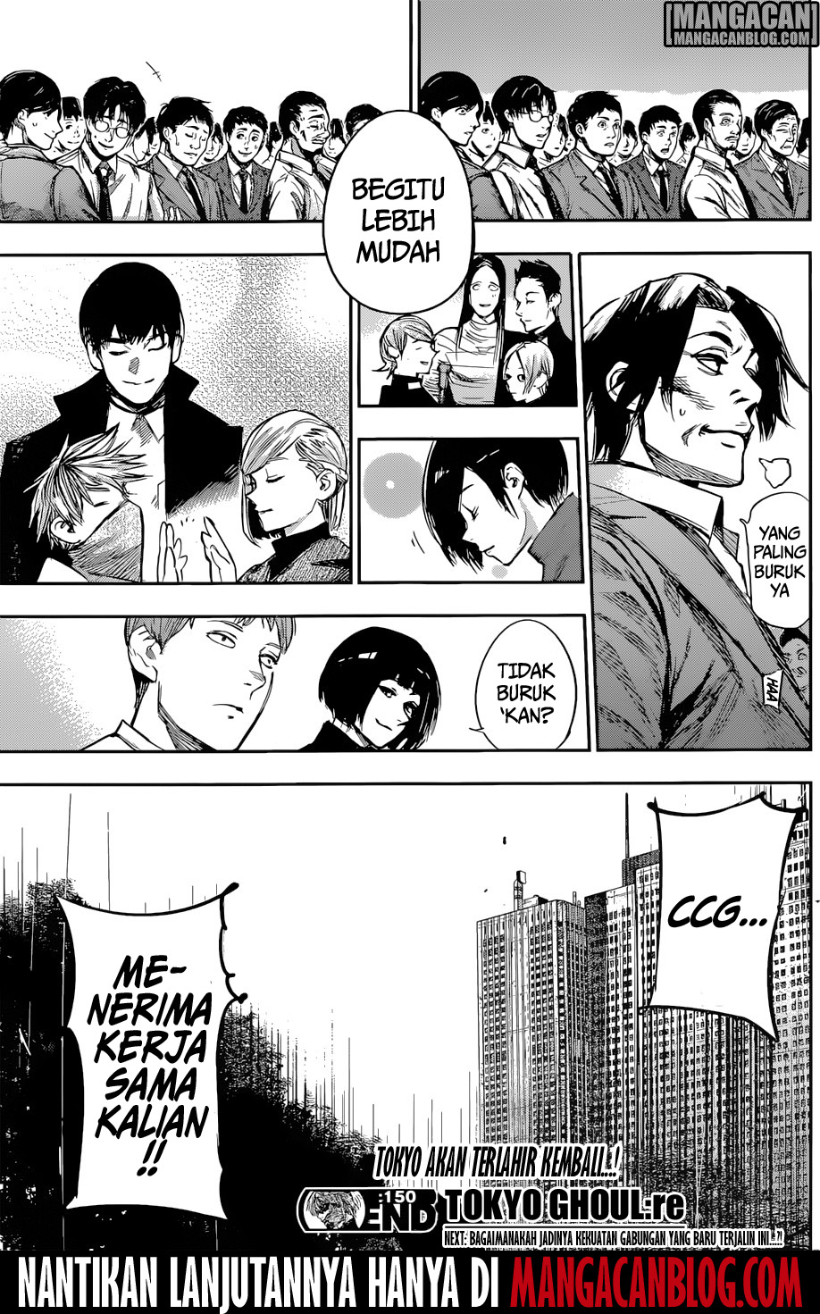 Tokyo Ghoul:re Chapter 150 Gambar 19