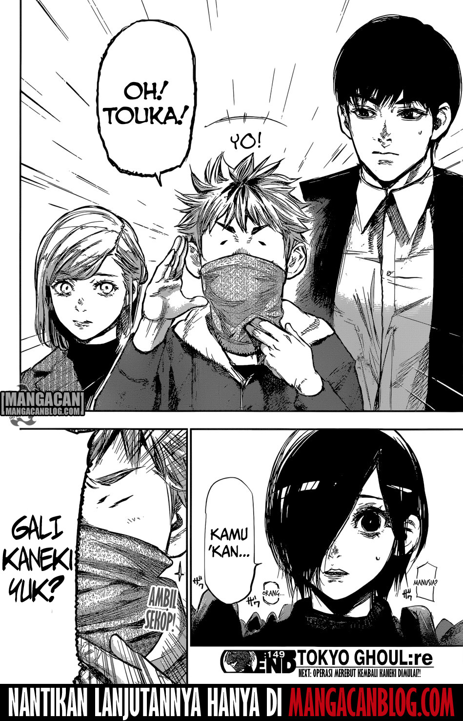 Tokyo Ghoul:re Chapter 149 Gambar 18