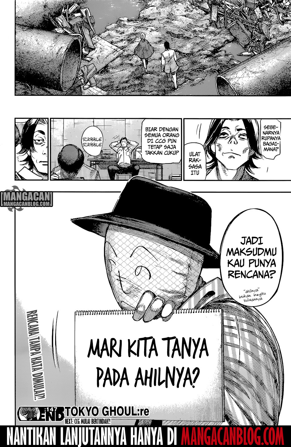Tokyo Ghoul:re Chapter 147 Gambar 19