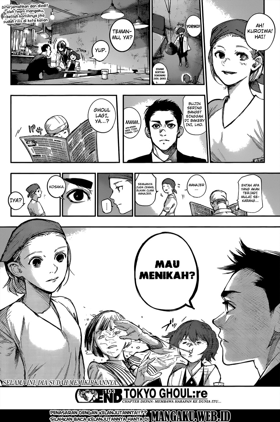 Tokyo Ghoul:re Chapter 103 Gambar 19
