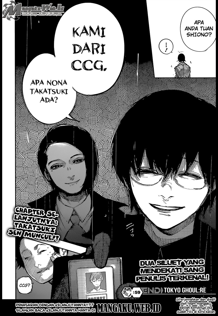 Tokyo Ghoul:re Chapter 59 Gambar 17
