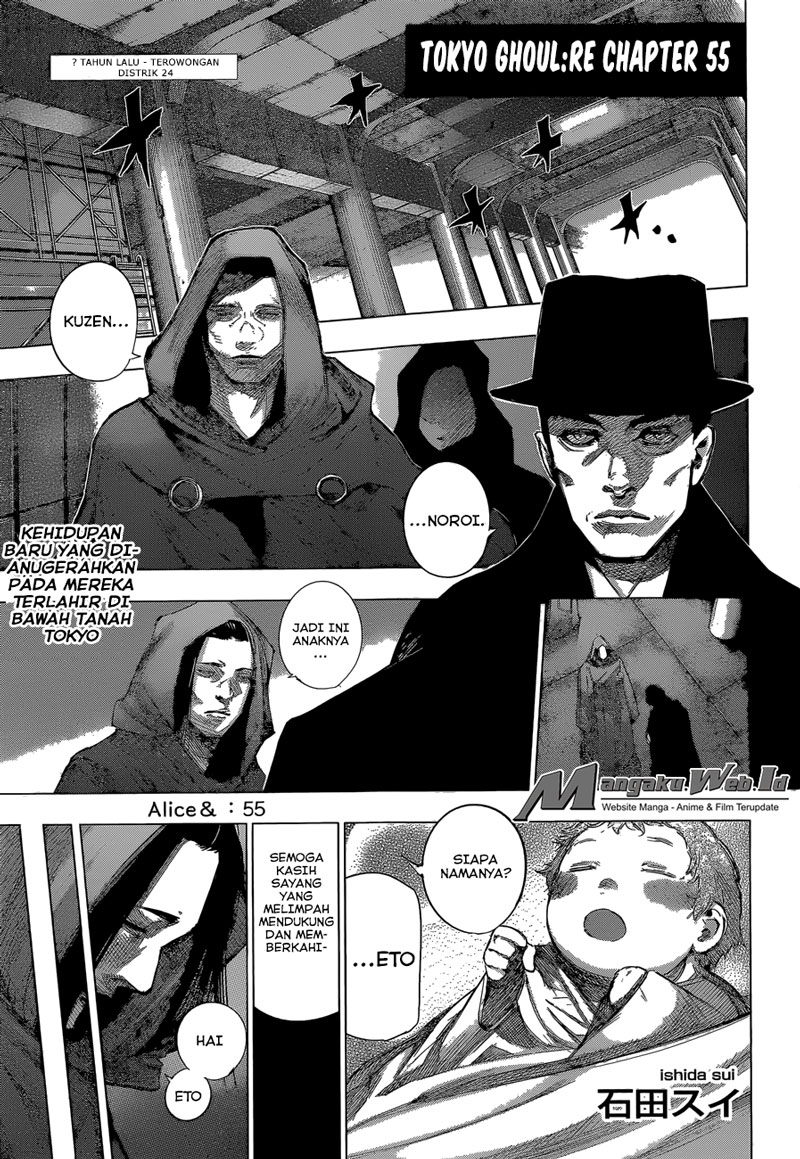 Manga Tokyo Ghoul:re Chapter 55 gambar nomor 2