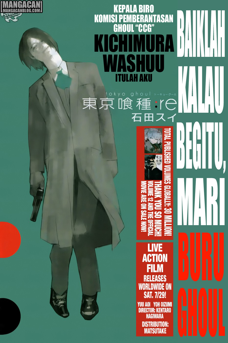 Komik Tokyo Ghoul:re Chapter 133 gambar nomor 1