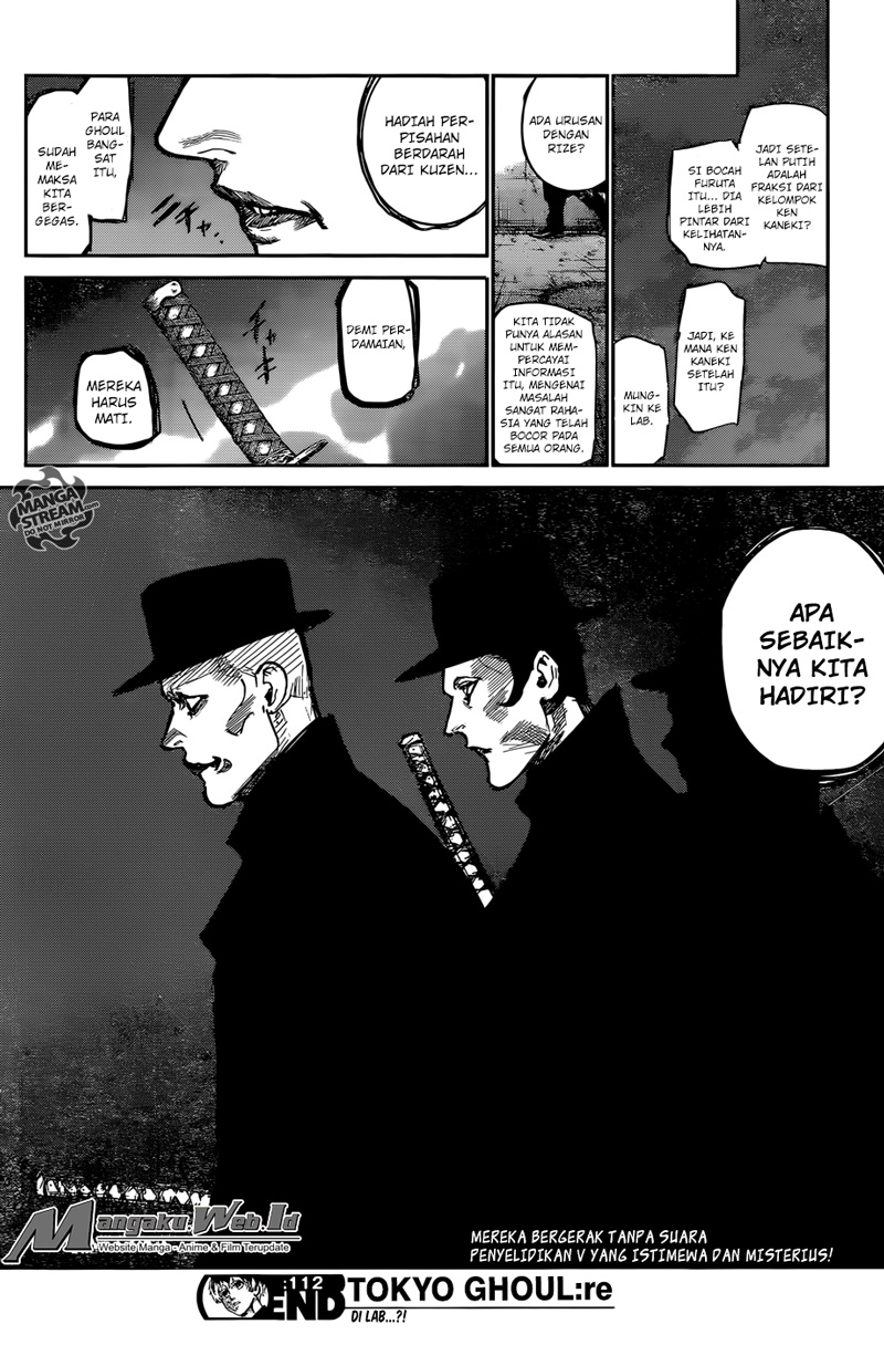 Tokyo Ghoul:re Chapter 112 Gambar 19