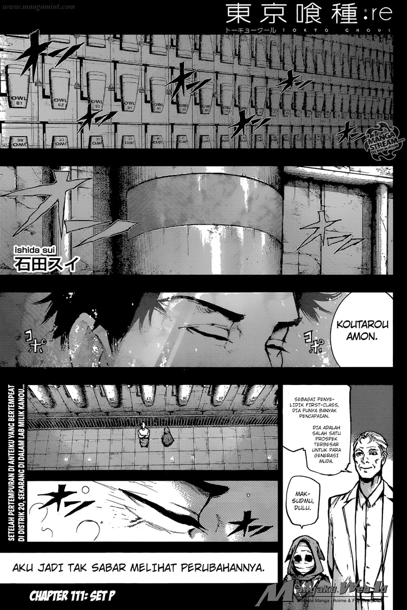 Manga Tokyo Ghoul:re Chapter 111 gambar nomor 2