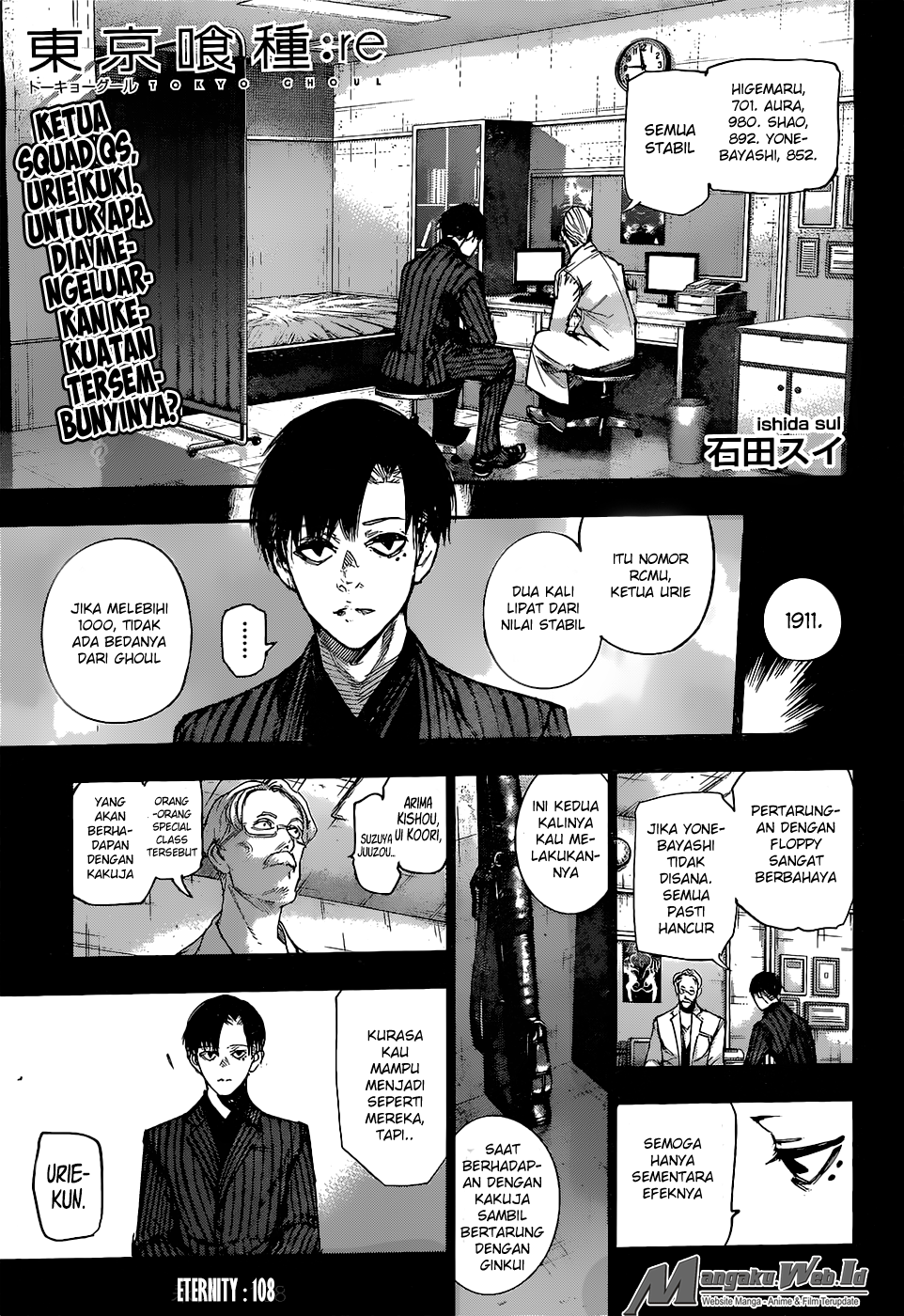 Manga Tokyo Ghoul:re Chapter 108 gambar nomor 2