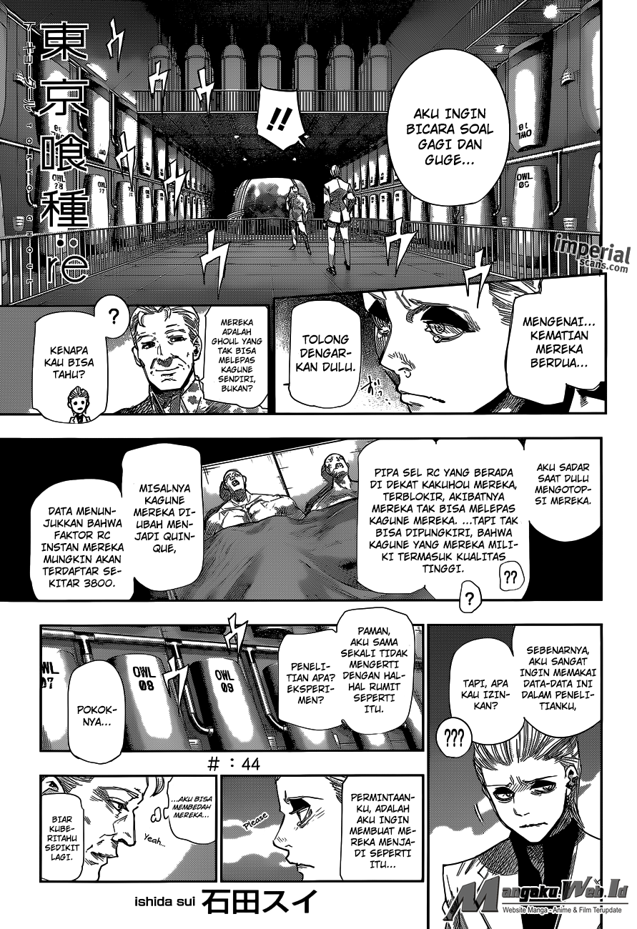 Manga Tokyo Ghoul:re Chapter 44 gambar nomor 2