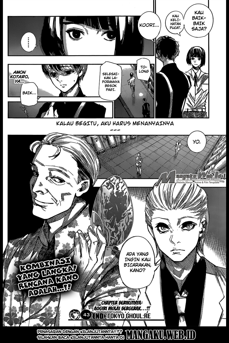 Tokyo Ghoul:re Chapter 43 Gambar 19