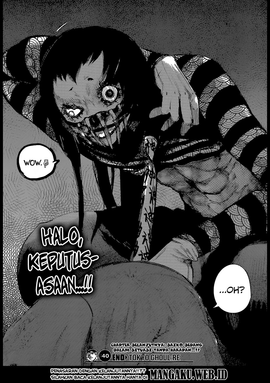 Tokyo Ghoul:re Chapter 40 Gambar 19