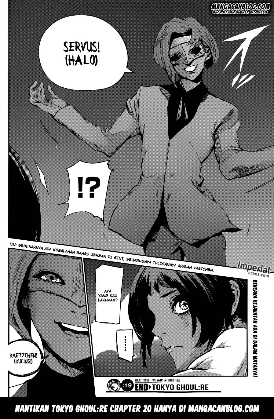 Tokyo Ghoul:re Chapter 19 Gambar 21