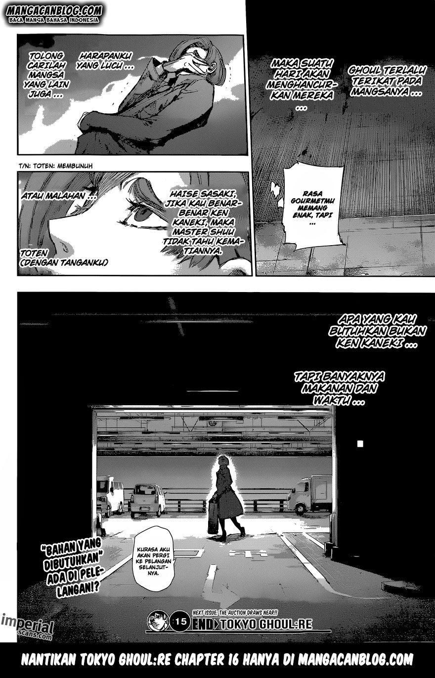 Tokyo Ghoul:re Chapter 15 Gambar 20