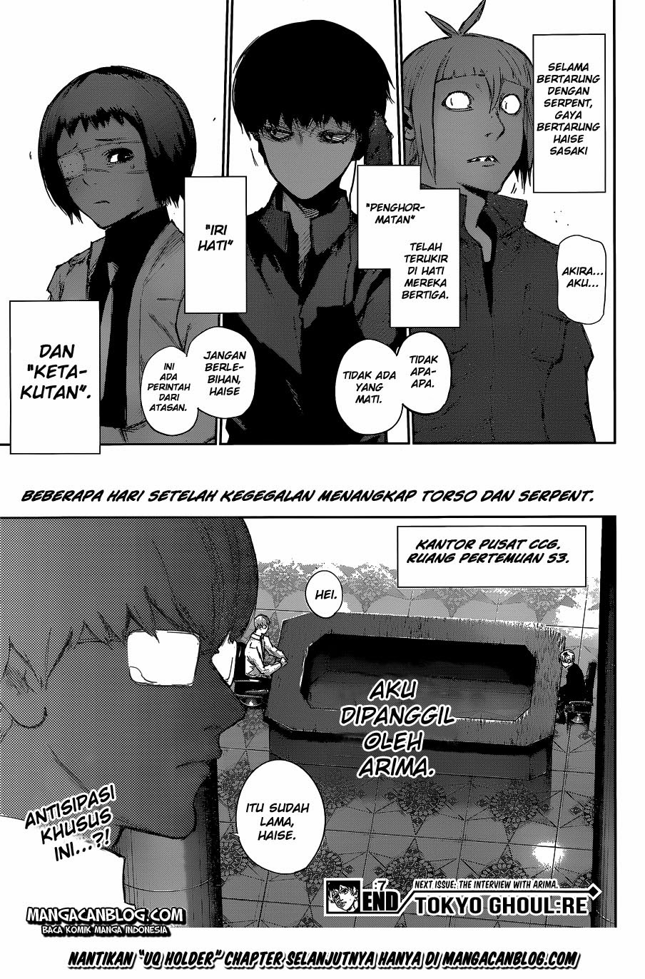 Tokyo Ghoul:re Chapter 07 Gambar 21