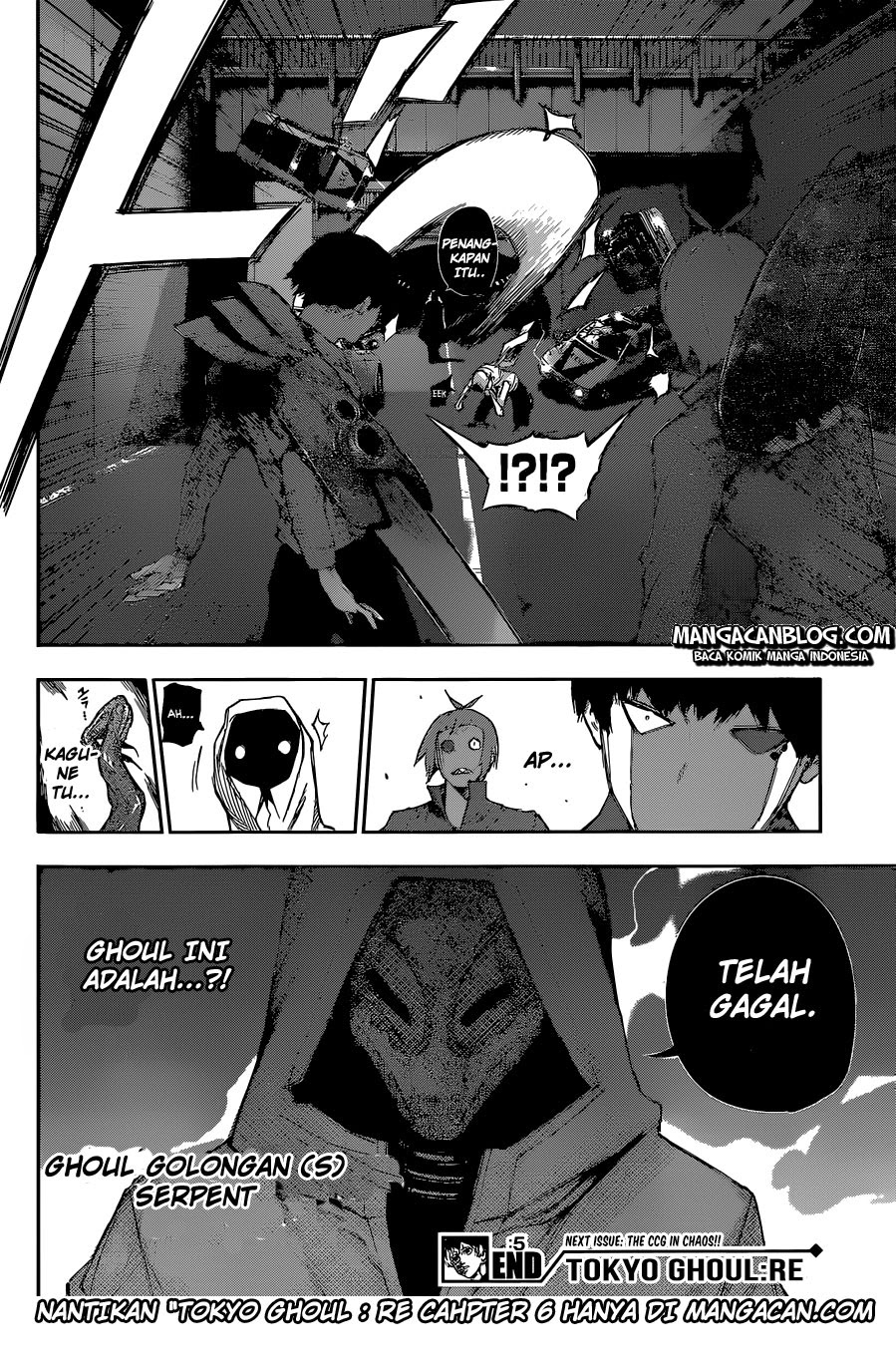 Tokyo Ghoul:re Chapter 05 Gambar 18