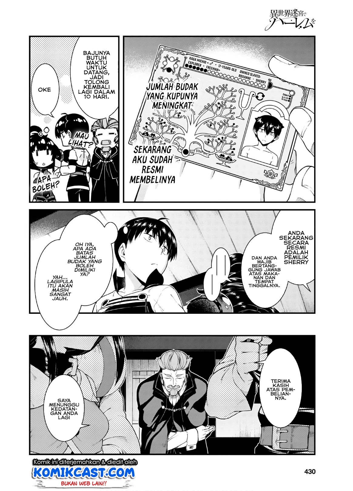 Isekai Meikyuu de Harem wo Chapter 38 Gambar 24