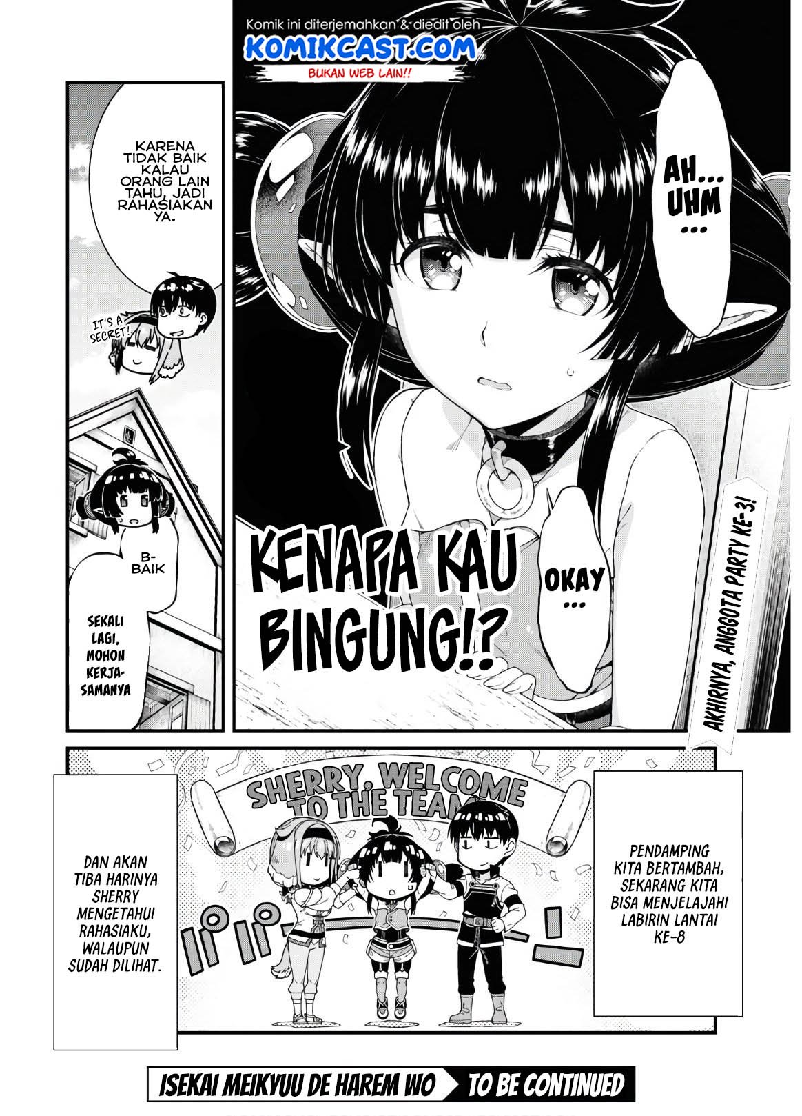 Isekai Meikyuu de Harem wo Chapter 38 Gambar 34