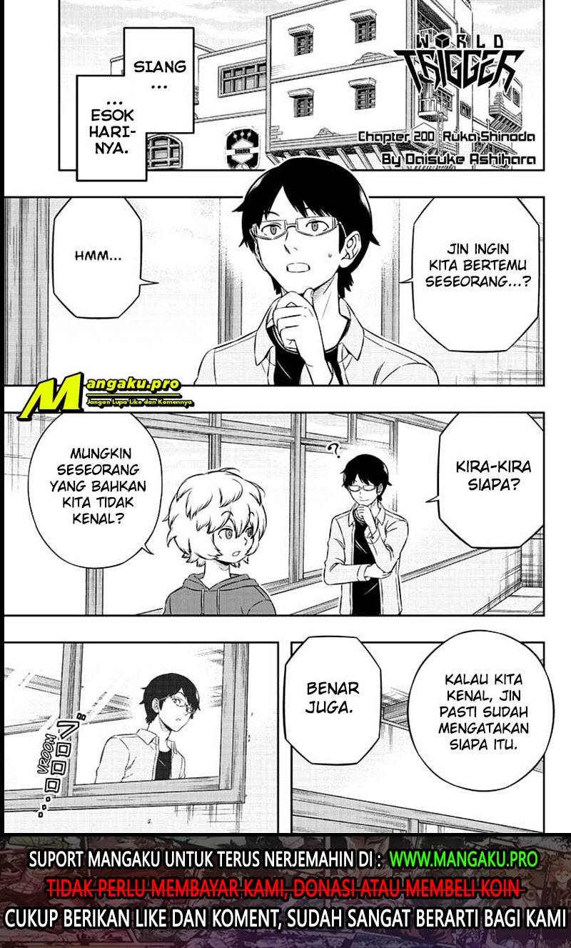 Manga World Trigger Chapter 200 gambar nomor 2