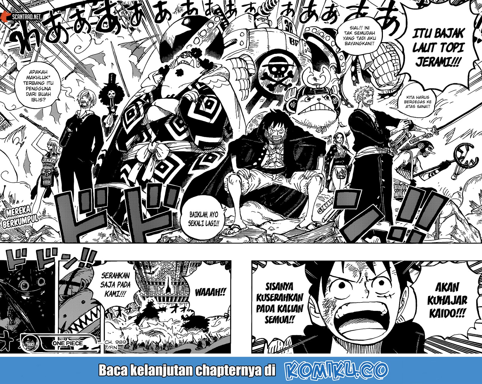 One Piece Chapter 989 Gambar 15