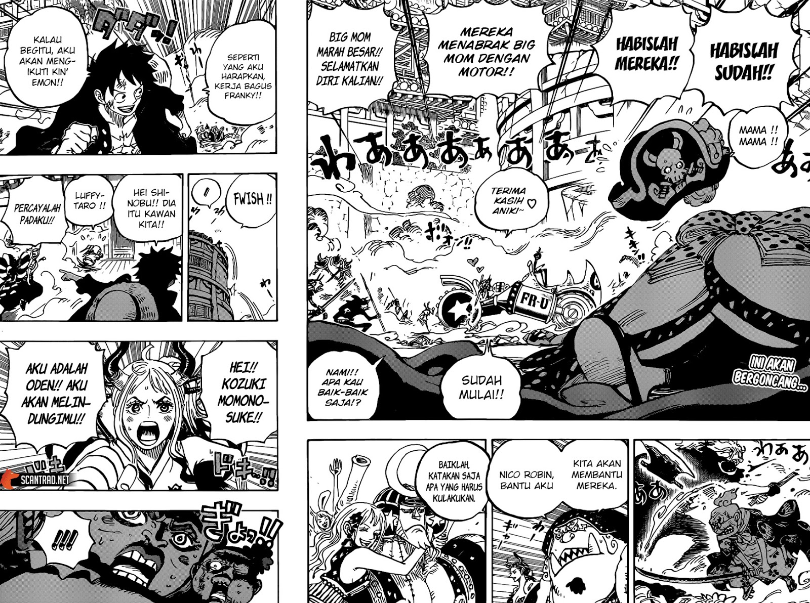 One Piece Chapter 989 Gambar 3