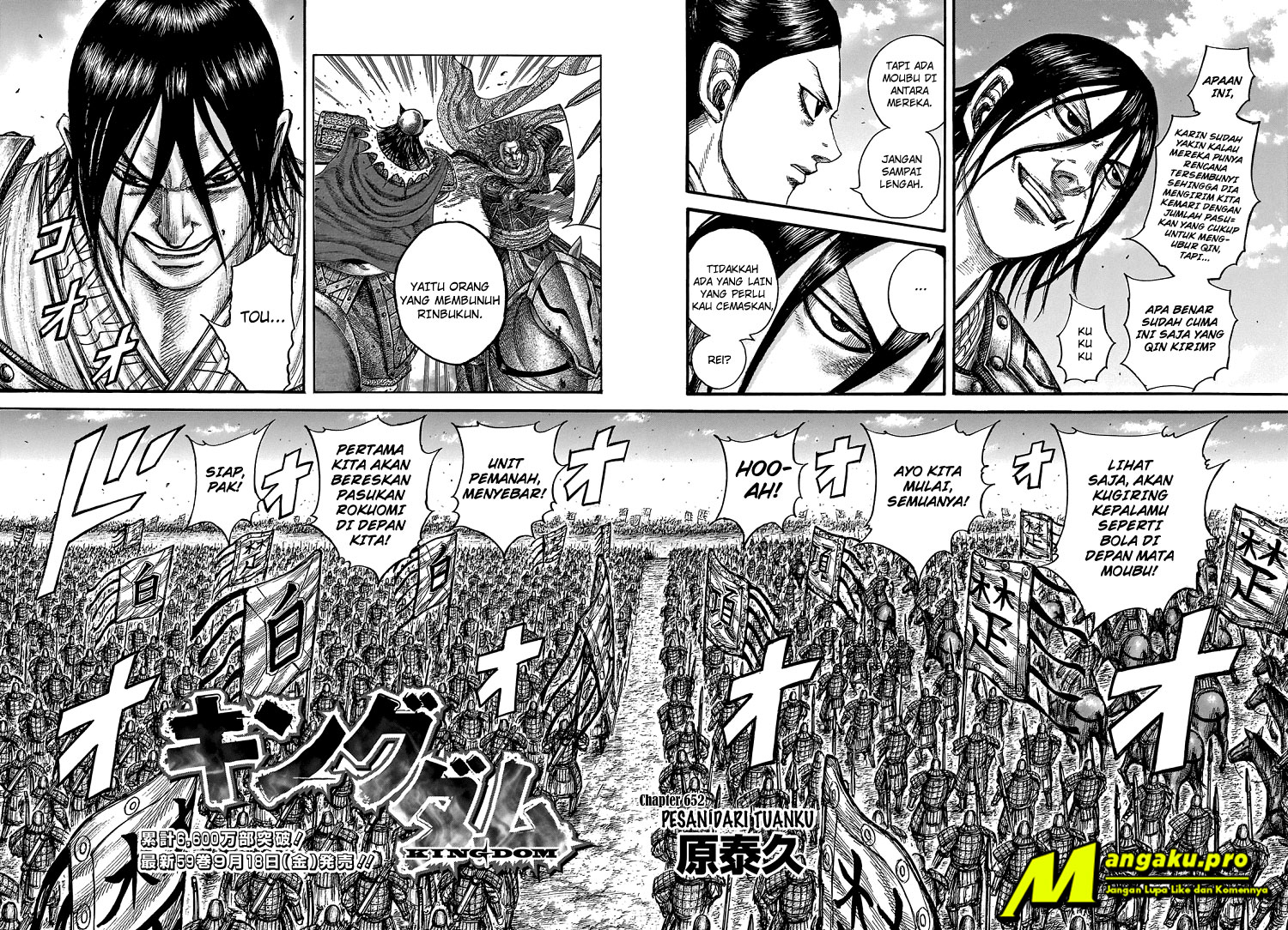 Kingdom Chapter 652 Gambar 4