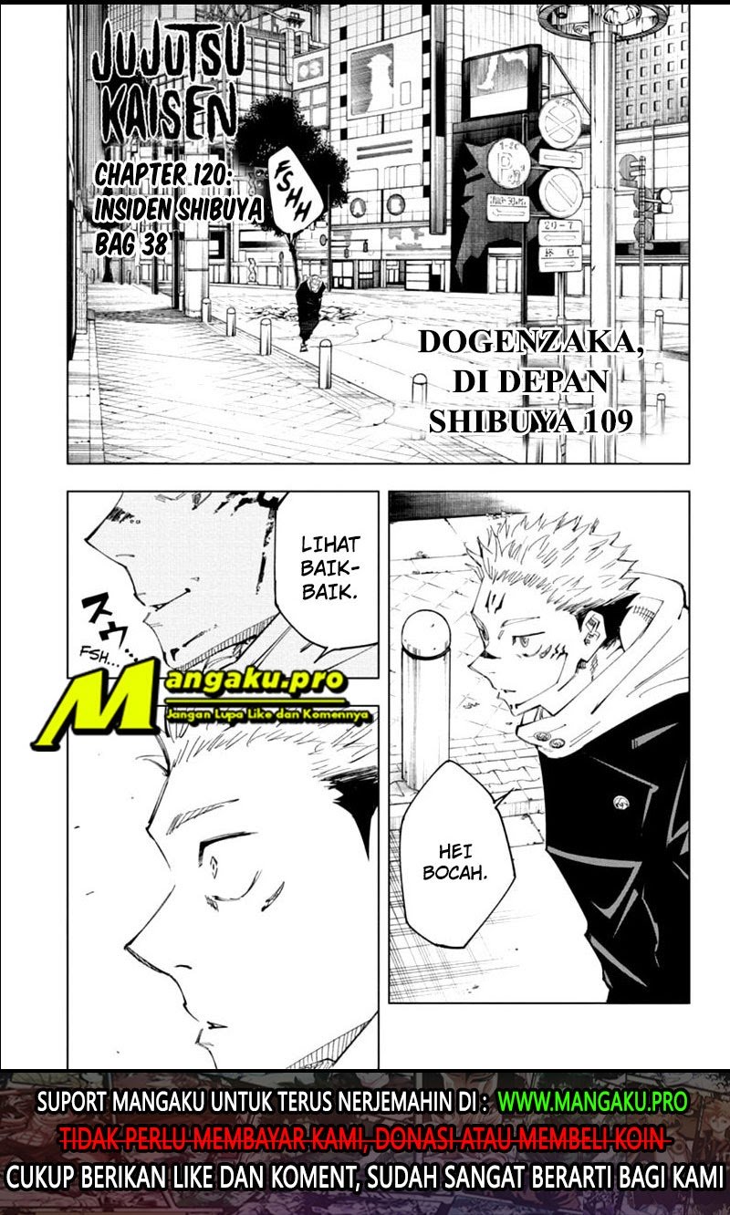 Manga Jujutsu Kaisen Chapter 120 gambar nomor 2