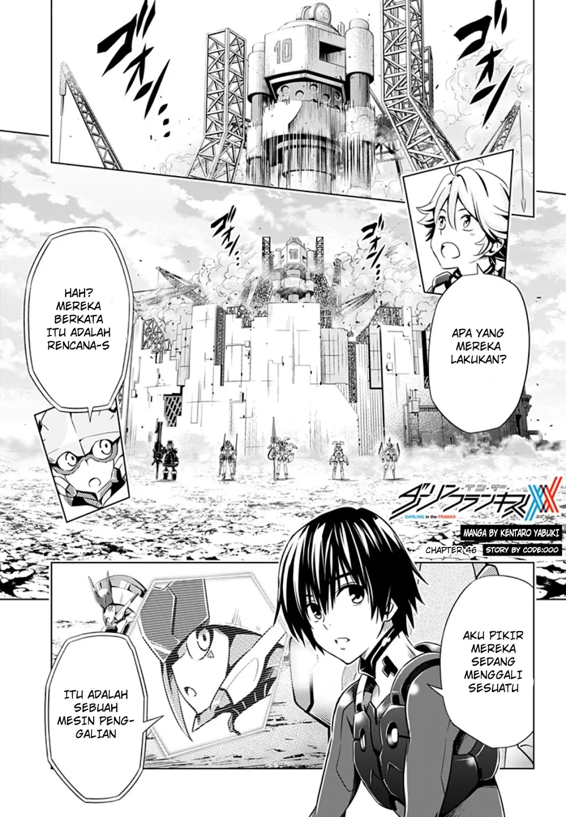 Komik Darling In The FranXX Chapter 46 gambar nomor 1