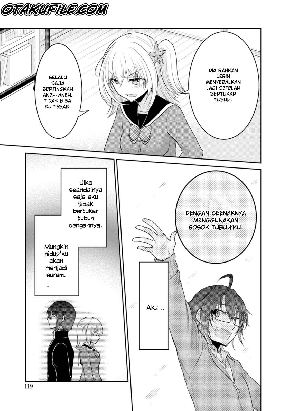 Ore ga Fujoshi de Aitsu ga Yuri-ota de Chapter 19 Gambar 31