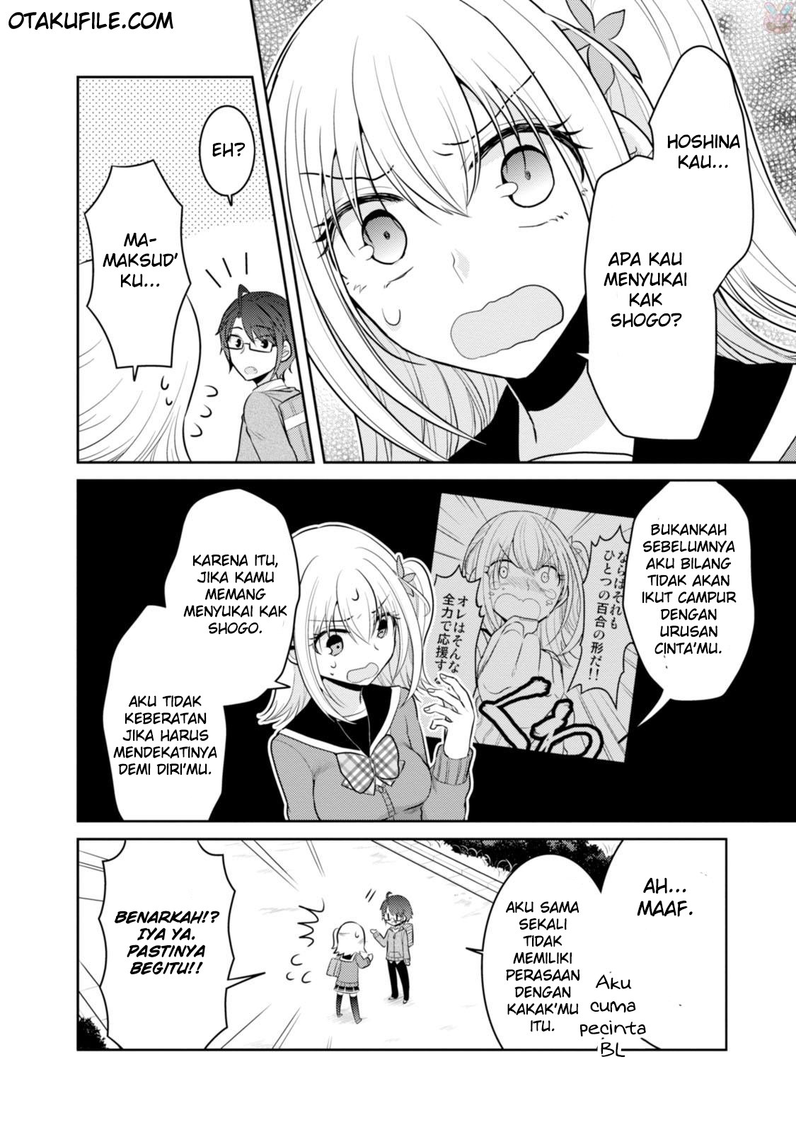 Ore ga Fujoshi de Aitsu ga Yuri-ota de Chapter 15 Gambar 13