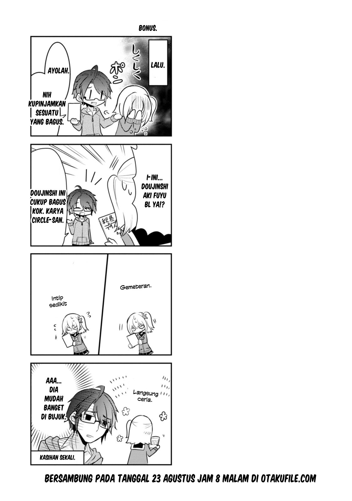 Ore ga Fujoshi de Aitsu ga Yuri-ota de Chapter 14 Gambar 36