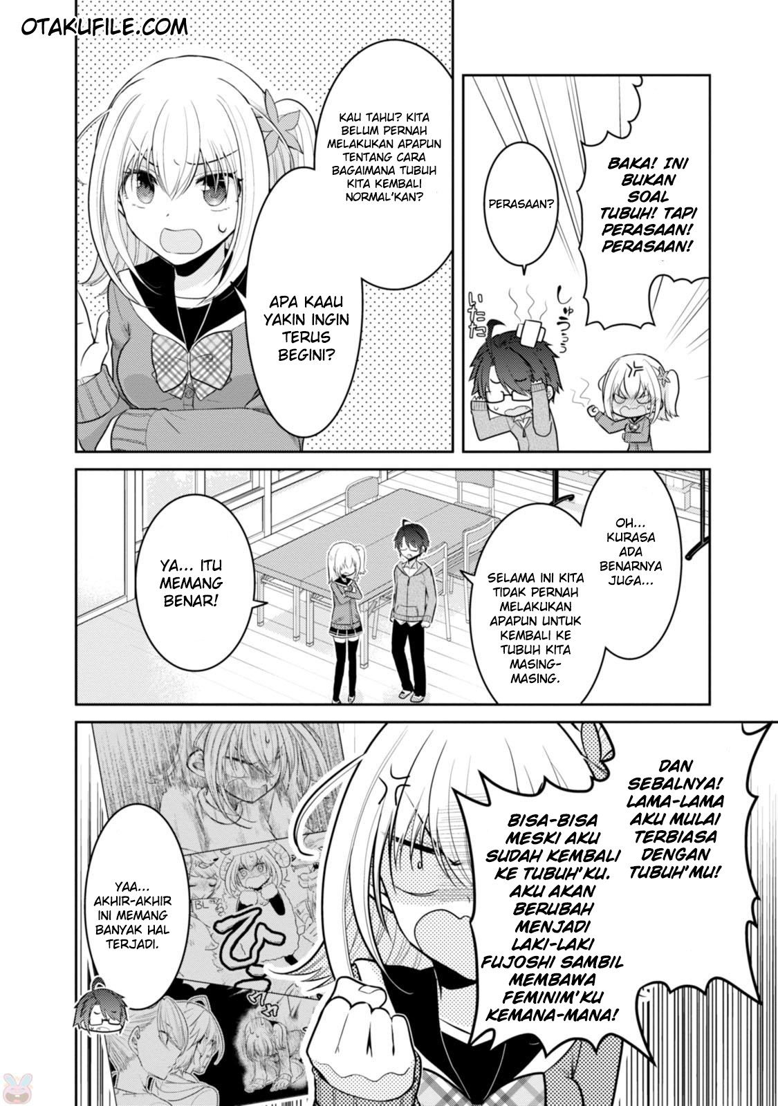 Ore ga Fujoshi de Aitsu ga Yuri-ota de Chapter 13 Gambar 8