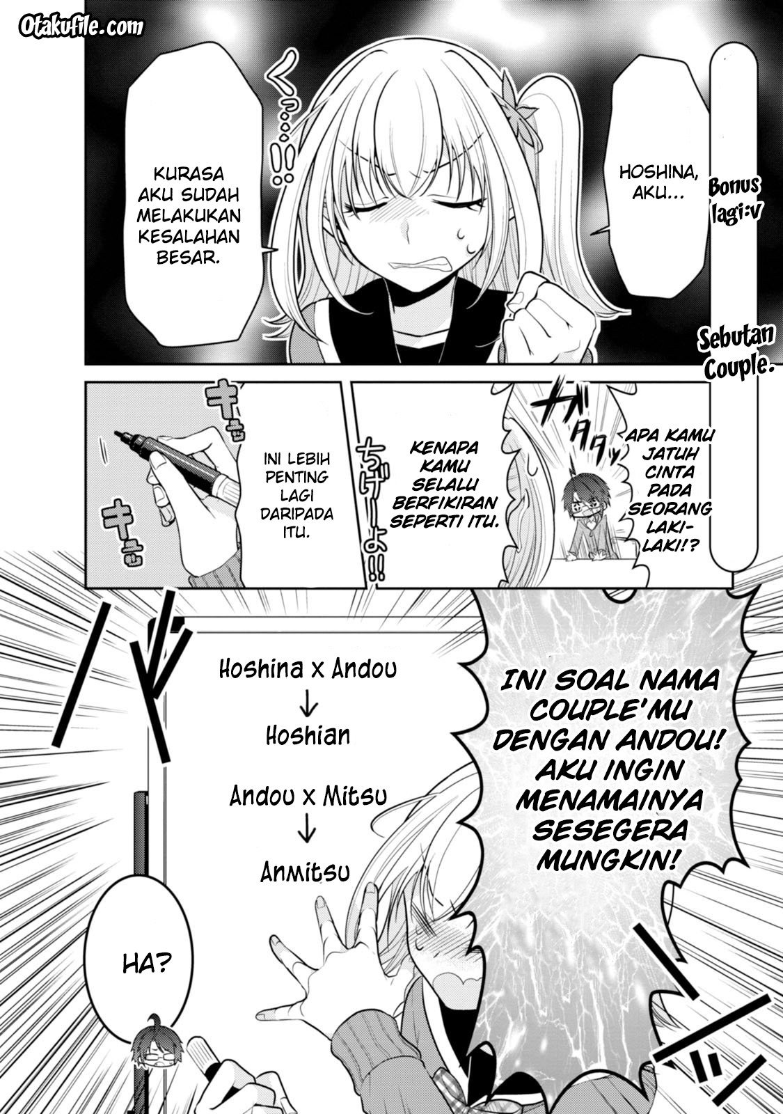 Ore ga Fujoshi de Aitsu ga Yuri-ota de Chapter 10.5 Gambar 8