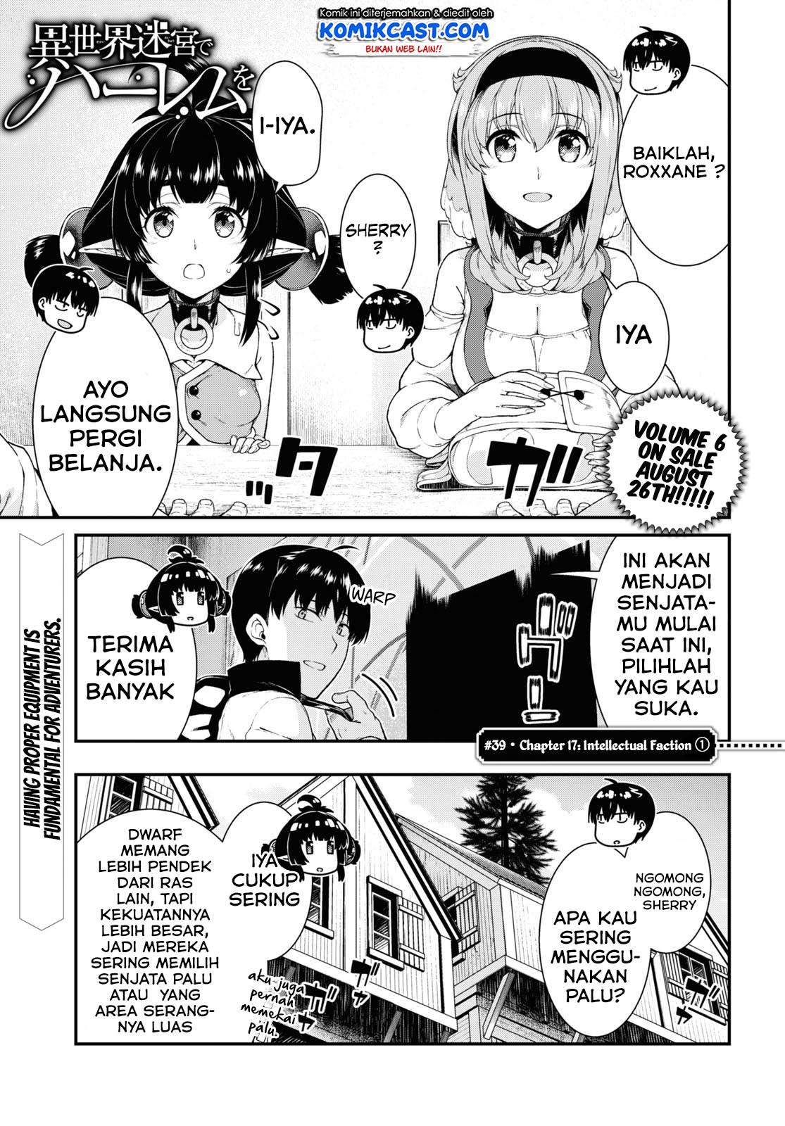 Manga Isekai Meikyuu de Harem wo Chapter 39 gambar nomor 2
