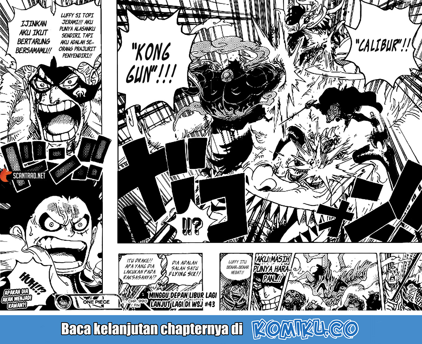 One Piece Chapter 990 Gambar 17