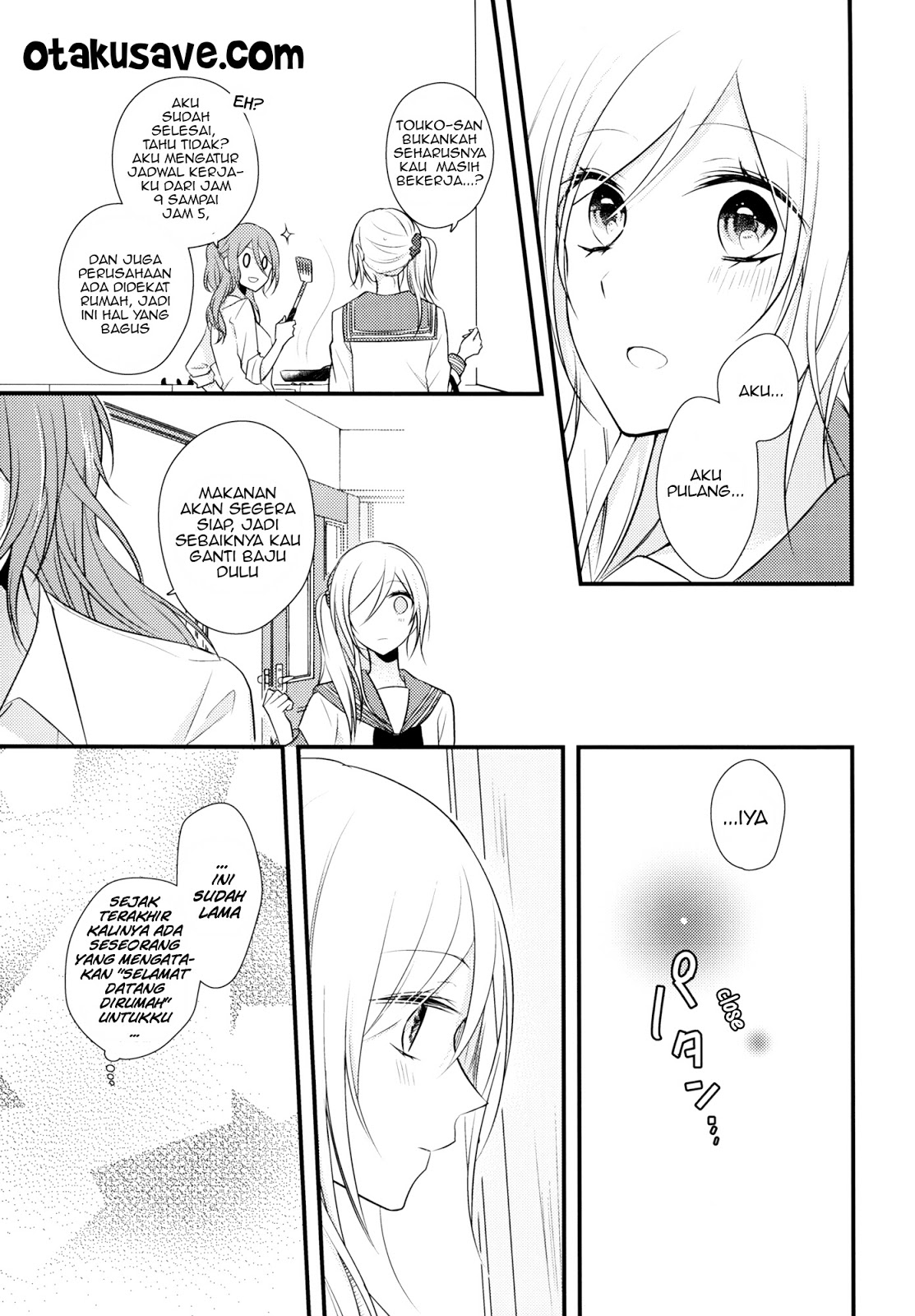 Touko-san wa Kaji ga Dekinai Chapter 01.01. Gambar 11