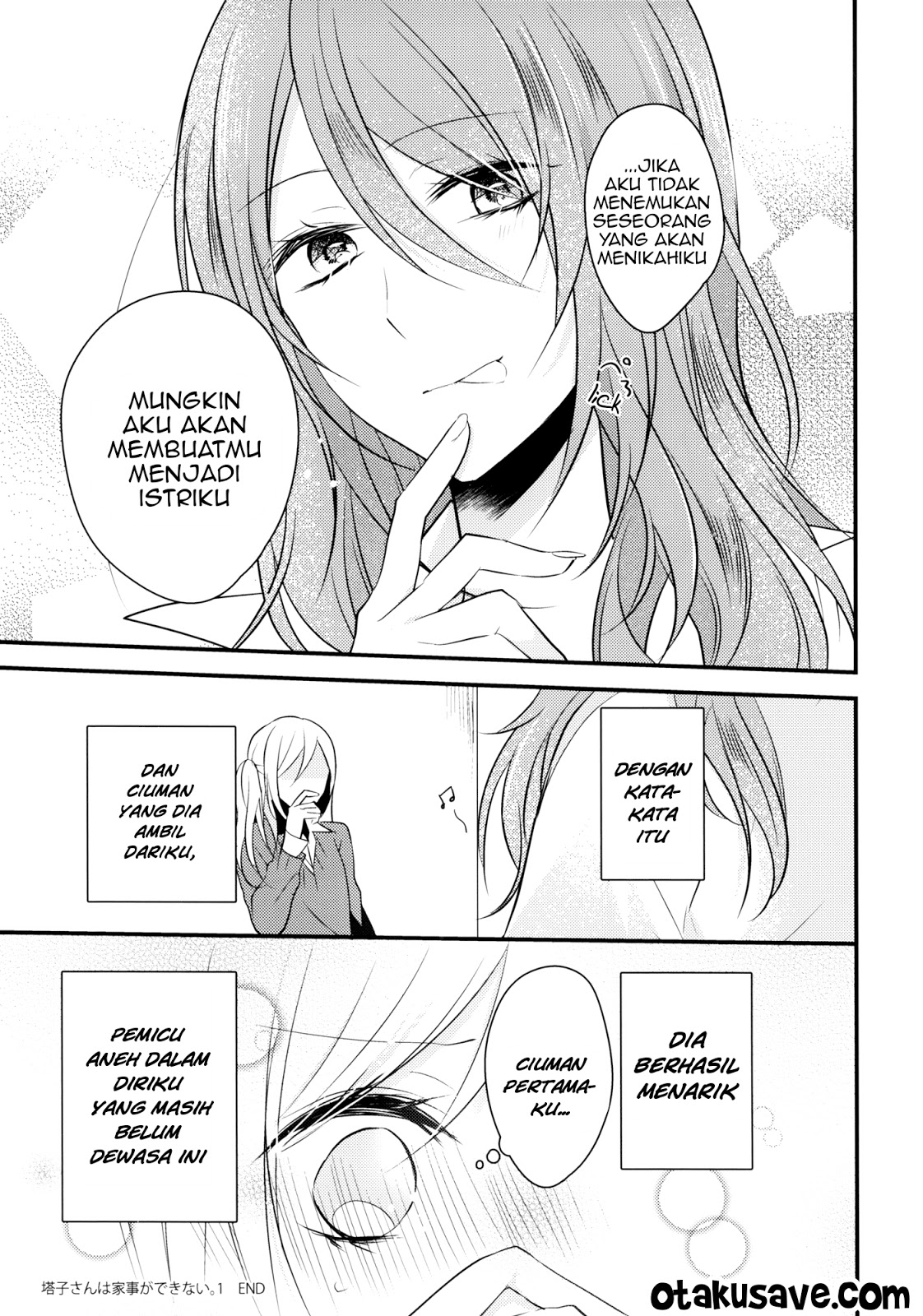 Touko-san wa Kaji ga Dekinai Chapter 01 Gambar 19