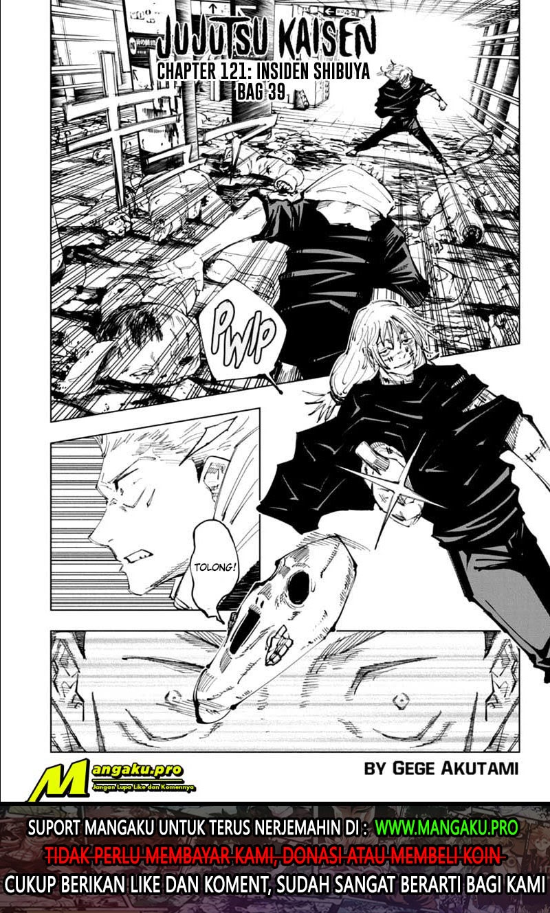 Manga Jujutsu Kaisen Chapter 121 gambar nomor 2