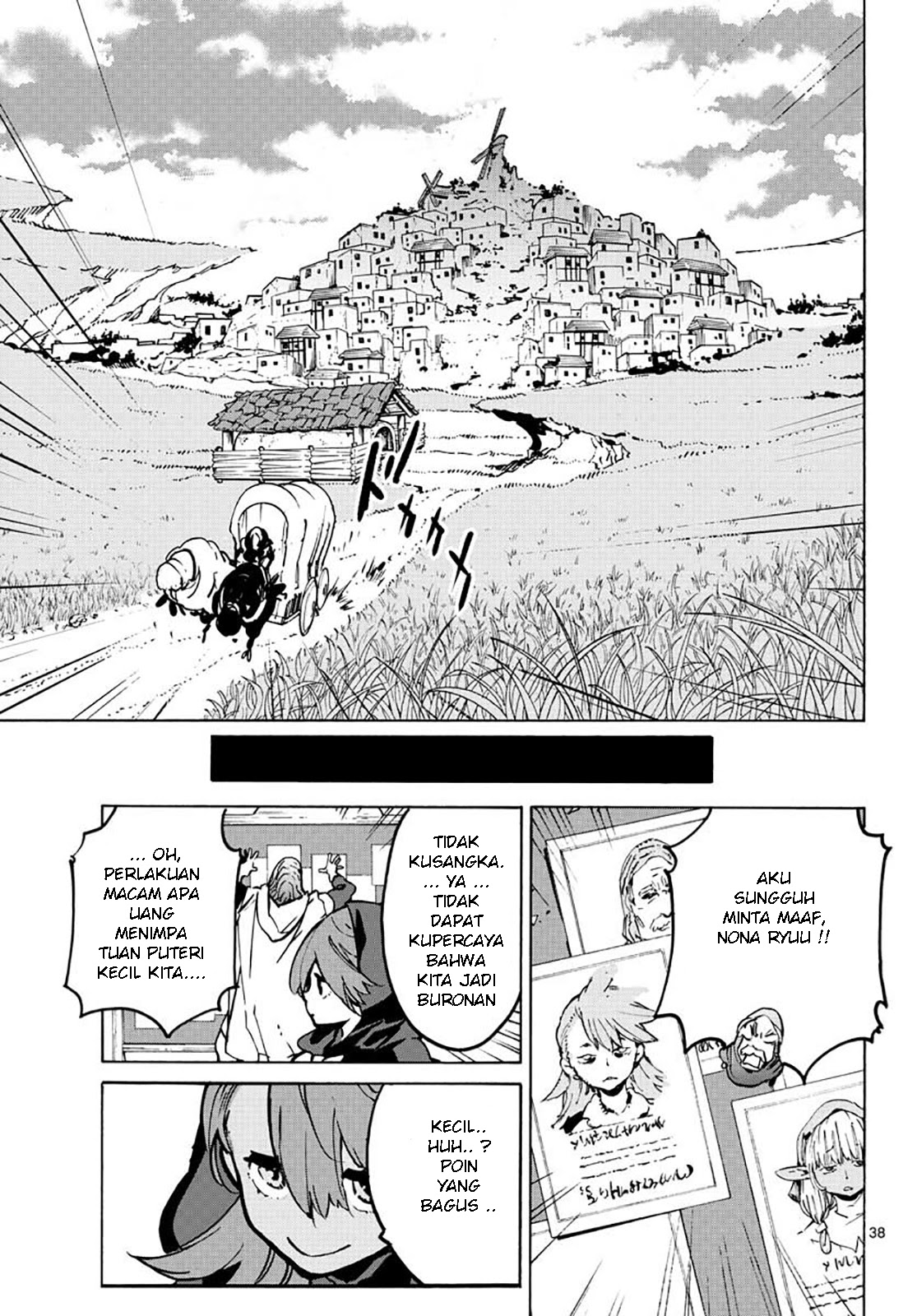 Ninkyou Tensei: Isekai no Yakuzahime Chapter 06 Gambar 37