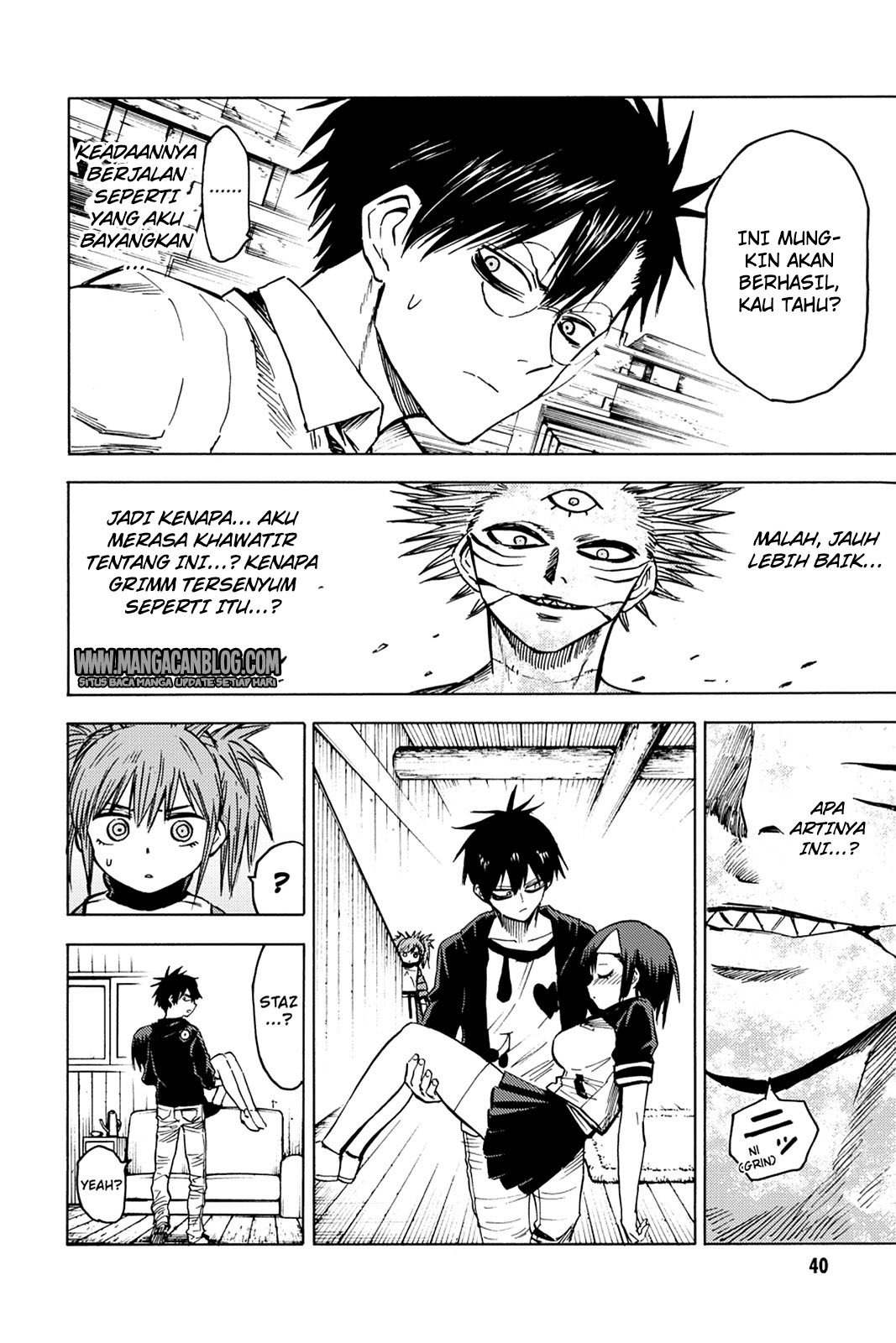 Manga Blood Lad Chapter 77 gambar nomor 2