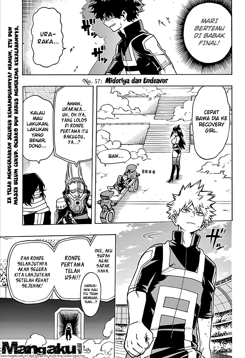 Boku no Hero Academia Chapter 37 Gambar 3