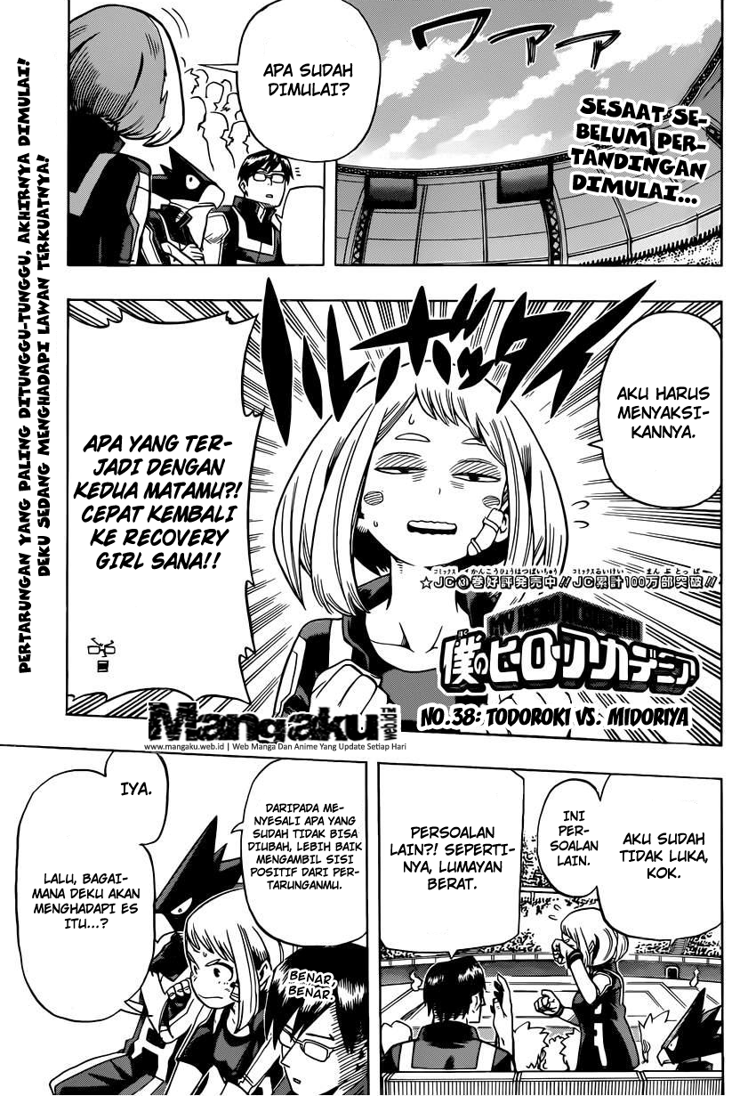 Manga Boku no Hero Academia Chapter 38 gambar nomor 2