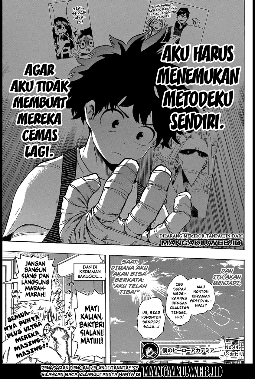 Boku no Hero Academia Chapter 44 Gambar 19