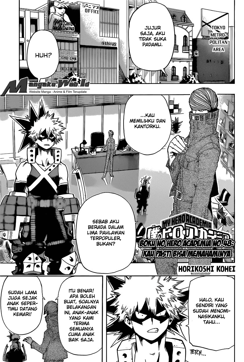 Manga Boku no Hero Academia Chapter 48 gambar nomor 2
