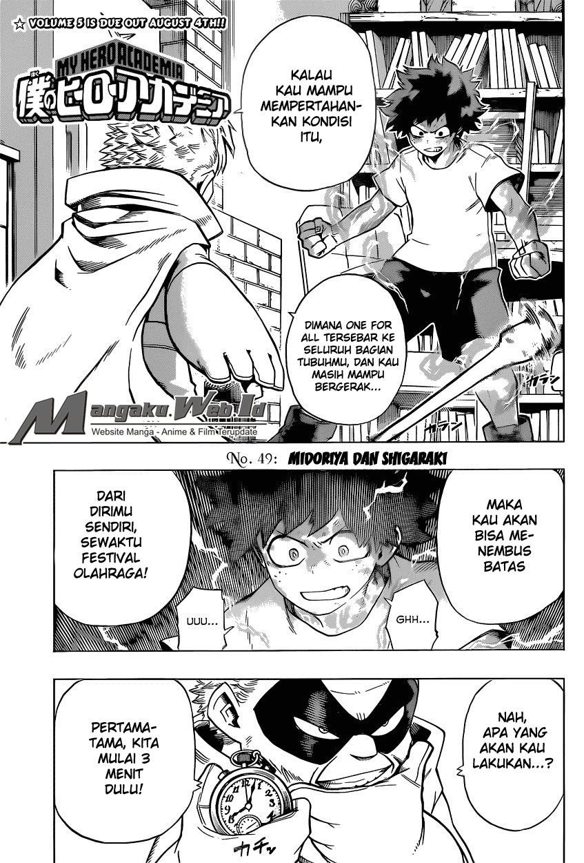 Manga Boku no Hero Academia Chapter 49 gambar nomor 2