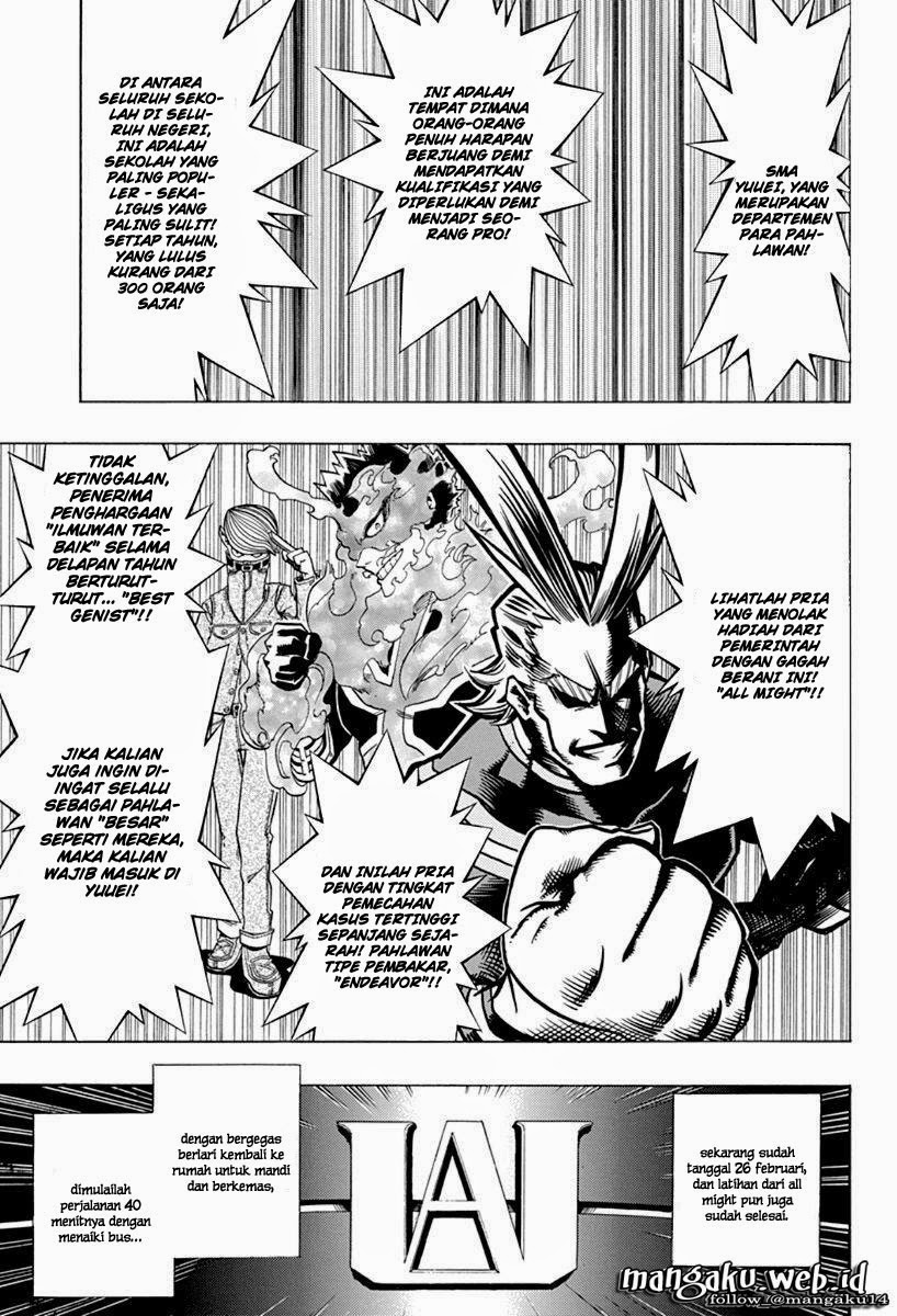 Manga Boku no Hero Academia Chapter 3 gambar nomor 2