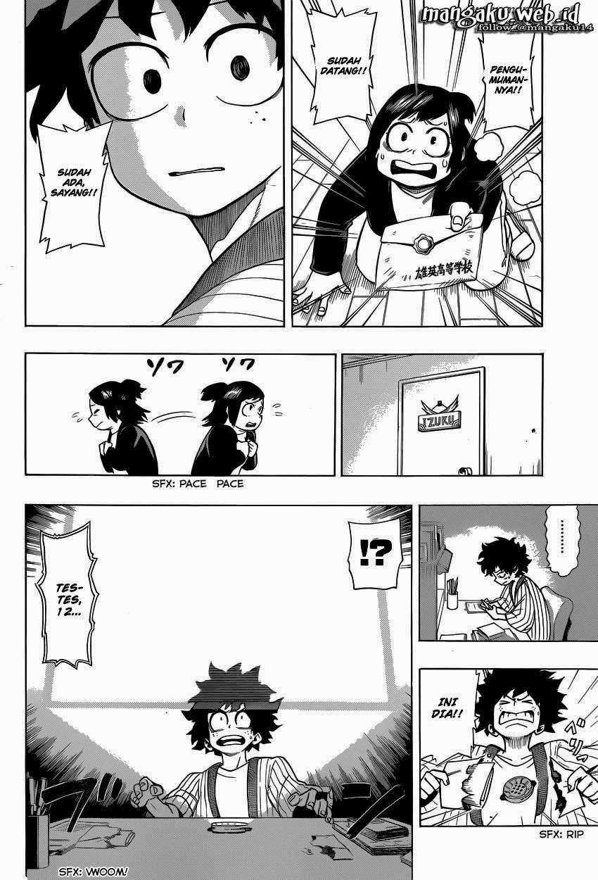 Boku no Hero Academia Chapter 4 Gambar 13