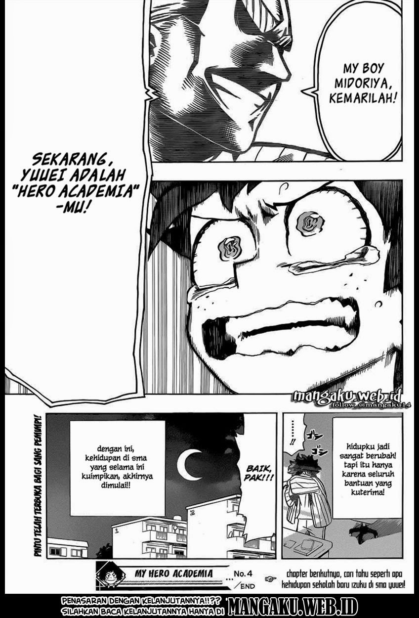 Boku no Hero Academia Chapter 4 Gambar 20