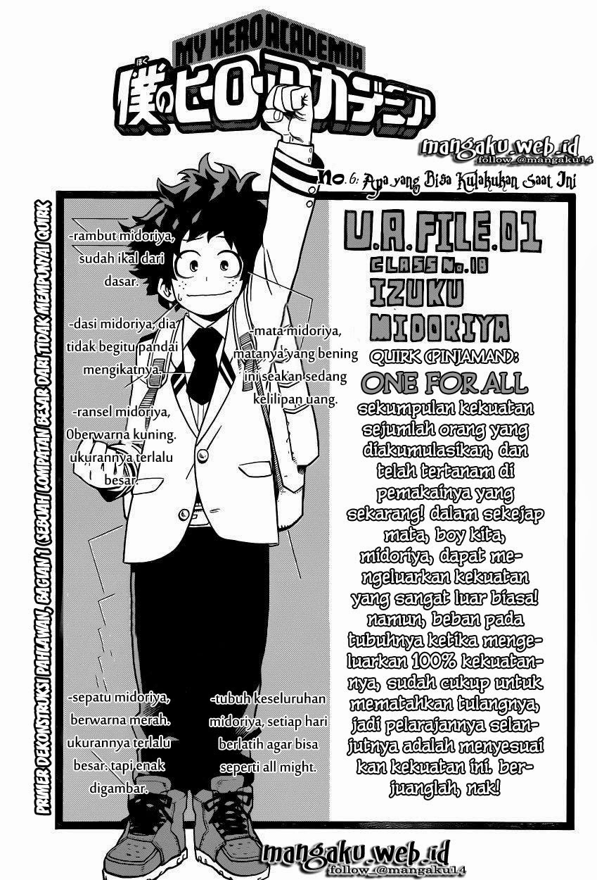 Manga Boku no Hero Academia Chapter 6 gambar nomor 2