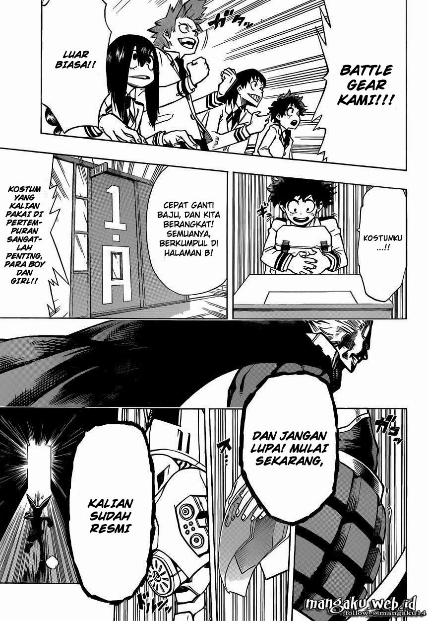 Boku no Hero Academia Chapter 7 Gambar 18